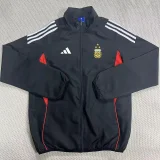 25-26 Argentina Black Windbreaker #三星