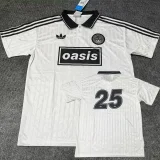 2025 Ad Oasis Joint Edition #25 White Polo Short Sleeve (黑边)