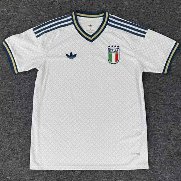 25-26 Italy White Fans Soccer Jersey