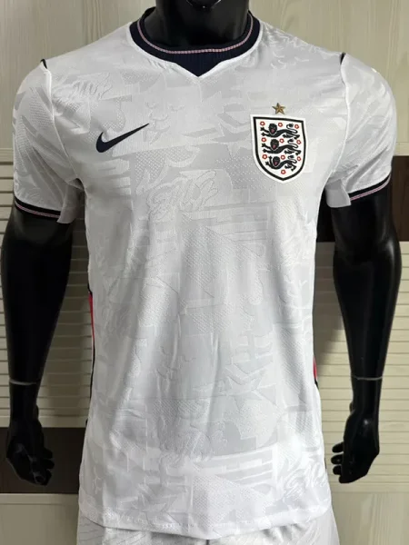 26-27 England White Player Version Soccer Jersey