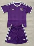 25-26 Aston Villa Purple Goalkeeper Kids Soccer Jersey