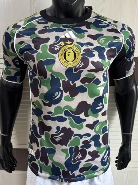25-26 Bathing APE Green Special Edition Player Version Training shirts