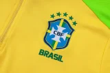 25-26 Brazil Yellow Half Pull Tracksuit (半拉链)