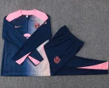 25-26 BAR Royal blue Half Pull Tracksuit #B25105(半拉链)