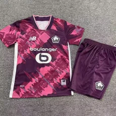 25-26 Lille Purple Special Edition Kids Soccer Jersey