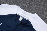 25-26 PSG Jordan Royal blue Kids Half Pull Tracksuit #E25168(童装)(半拉链)