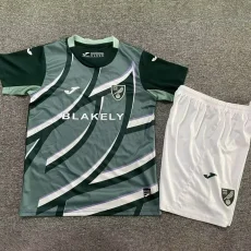25-26 Norwich City Away Kids Soccer Jersey