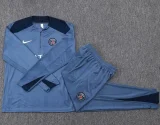 25-26 PSG Gray Half Pull Tracksuit #B25104(半拉链)