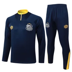 25-26 Santos FC Royal blue Half Pull Tracksuit #B25101(半拉链)