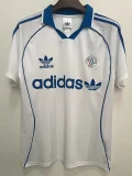 2025 Ad Three Stripes Classic Edition White Polo Short Sleeve (经典版)