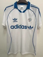 2025 Ad Three Stripes Classic Edition White Polo Short Sleeve (经典版)