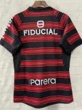 2025 Toulouse Red Black Rugby Jersey (圆领)