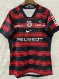 2025 Toulouse Red Black Rugby Jersey (圆领)