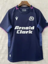 2025 Scotland Home Royal Blue Rugby Jersey (圆领)