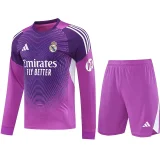 25-26 RMA Purple GoalKeeper (Long Sleev Suit) Soccer Jersey (长袖)