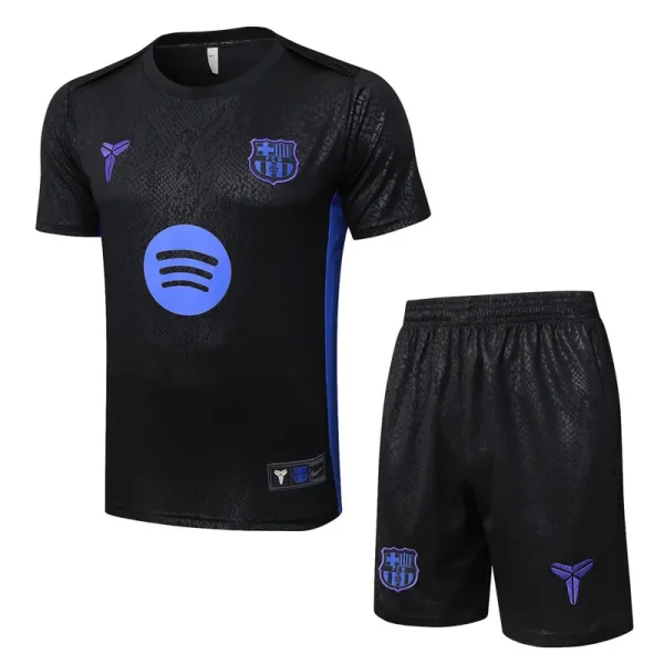 25-26 BAR Black Training Short Suit 
