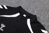 25-26 Real Betis Black Half Pull Tracksuit (半拉链)