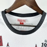 2026 BULLS White Retro High Quality Casual T-Shirt #MN
