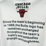 2026 BULLS White Retro High Quality Casual T-Shirt #MN