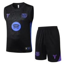 25-26 BAR Black Tank top and shorts suit 