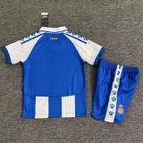 25-26 Espanyol Home Kids Soccer Jersey