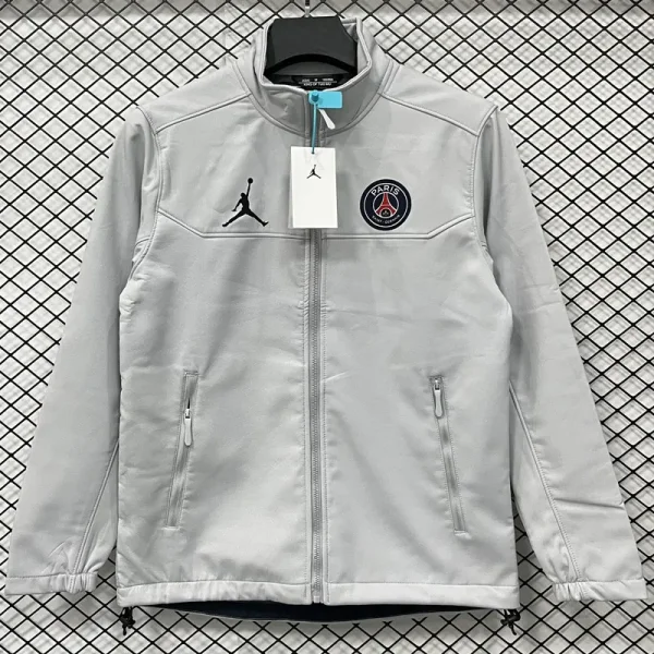 25-26 PSG Jordan Gray Outdoor Jackets #RK901软料
