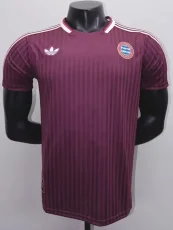 25-26 Bayern Brown Red Casual Edition Player Version Training shirts
