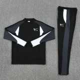 2025 NK Black Gray Half Pull Tracksuit #NB11 (半拉链)