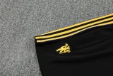 25-26 Man Utd Black Training Short Suit #条纹