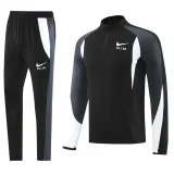 2025 NK Black Gray Half Pull Tracksuit #NB11 (半拉链)