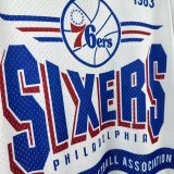 2026 76ERS White Retro High Quality Casual T-Shirt #MN