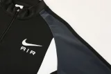 2025 NK Black Gray Half Pull Tracksuit #NB11 (半拉链)