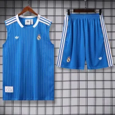 25-26 RMA Blue Tank top and shorts suit #条纹