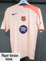 25-26 BAR Beige Pink Player Version Training Shirts