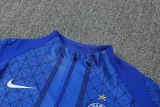 25-26 PSG Fancy blue Half Pull Tracksuit (半拉链)