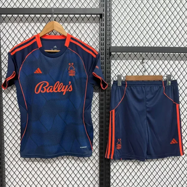 25-26 Nottingham Forest Third Kids Soccer Jersey