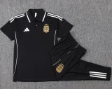 25-26 Argentina Black Polo Tracksuit #C2567