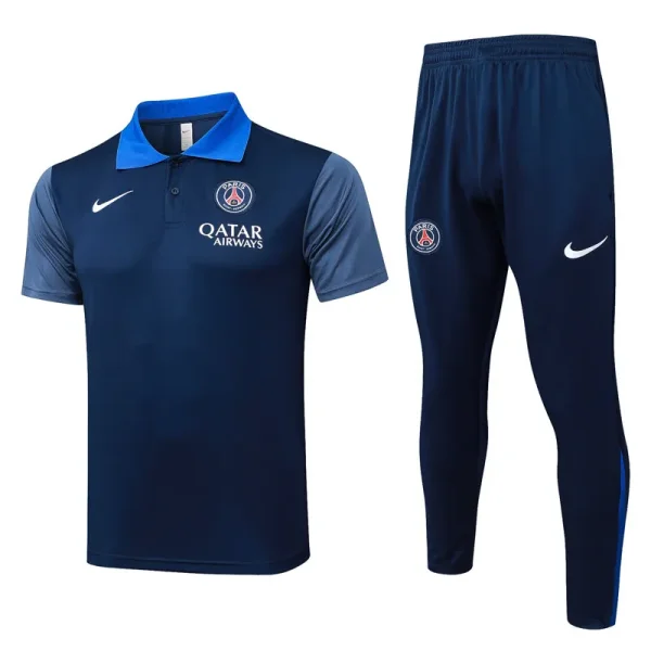 25-26 PSG Royal blue Polo Tracksuit #C2569