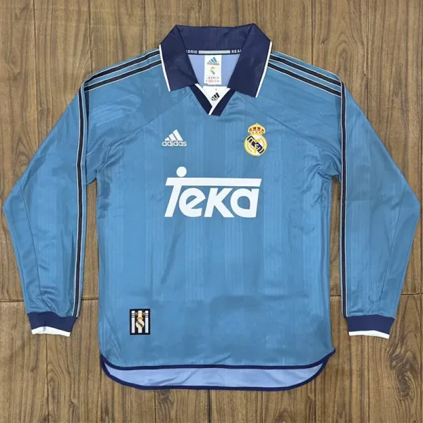 1999-2000 RMA Third Long Sleeve Retro Soccer Jersey (长袖)
