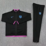 2025-26 England Black Jacket Tracksuit
