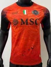 2025-26 Napoli Halloween Orange Player Version Soccer Jersey