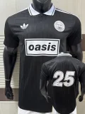 2025 Ad Oasis Joint Edition #25 Player Version Black Polo Short Sleeve (白边)