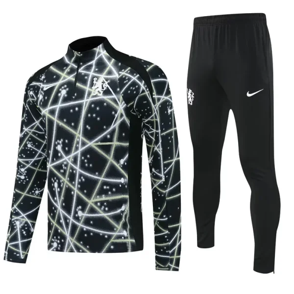 2025-26 CHE Black Half Pull Tracksuit (半拉链)