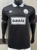 2025 Ad Oasis Joint Edition #25 Player Version Black Polo Short Sleeve (白边)