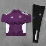 2025-26 Man Utd Purple Jacket Tracksuit