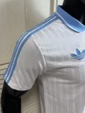 2025 Ad Oasis Joint Edition #25 Player Version White Polo Short Sleeve (蓝边)