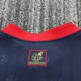 1996 Spain Away Kids Retro Soccer Jersey