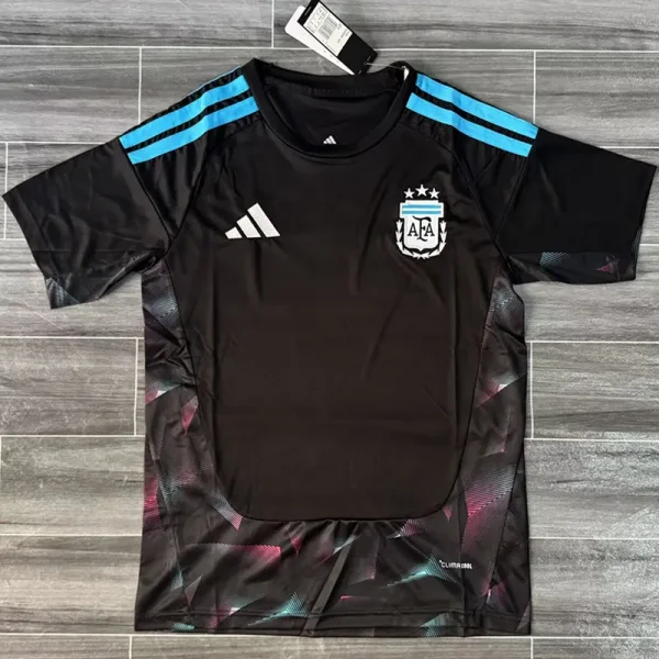 26-27 Argentina Black Goalkeeper Fans Soccer Jersey