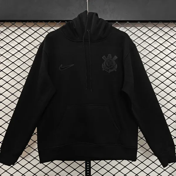 2025-26 Corinthians Black Hoody 黑色(黑标加绒)
