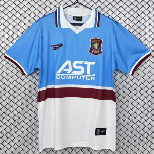 1997-1998 Aston Villa Away Retro Soccer Jersey